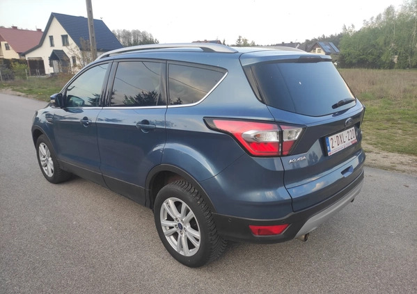 Ford Kuga cena 54999 przebieg: 170000, rok produkcji 2018 z Ostrołęka małe 232